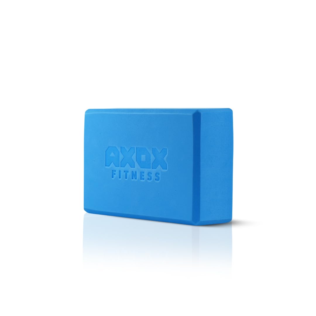 Sponsored Ad – AXOX Fitness Yoga Brick/Yoga Block 22.9 × 15.2 × 7.6 cm – High-Density EVA Foam with Beveled Edges – Non-Slip Support for Balance, Stretching, Pilates, Flexibility & Alignment