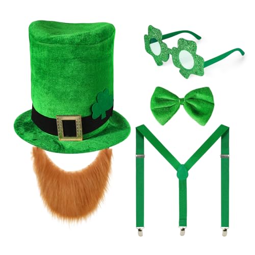 Beipegin Men‘s Leprechaun Costume with Leprechaun Hat...