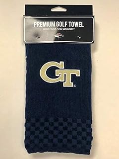 Team Golf NCAA Georgia Tech Embroidered Towel -Navy