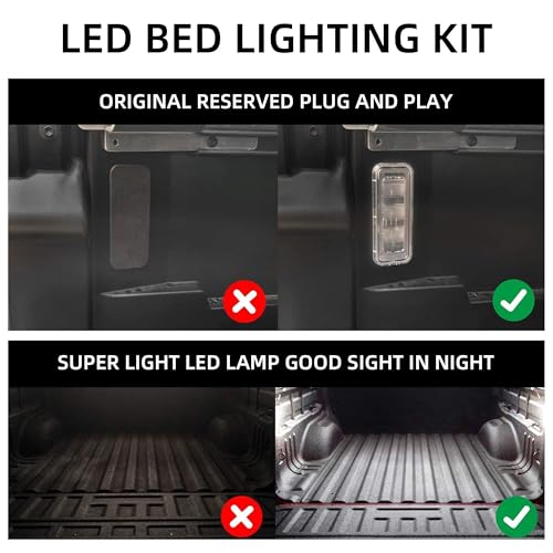 Dasbecan Truck Led Bed Light Car Trunk Lighting Kit Compatible with Toyota Tacoma 2020 2021 2022 2023 2024 Replaces# PT857-35200 84267-0C020 by Dasbecan - Image 6