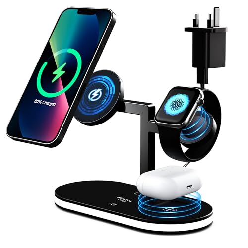 Aazon.co: Wireless Charger, 3 In 1 Charging Station For Ulti Devices