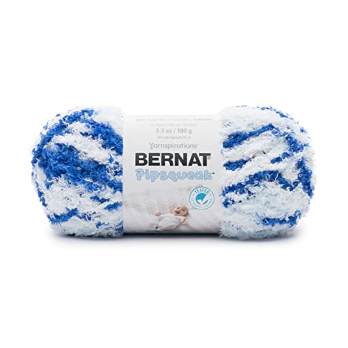 Image of Bernat Pipsqueak Blue Jean Swirl Yarn of 100g /3.5oz - Polyester - 5 Bulky - 101 Yards - Knitting /Crochet (Pack of 36)