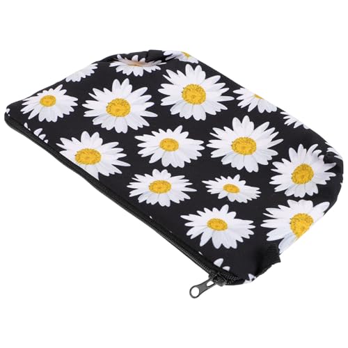 IDEANATEGRATE Bolsa de Maquillaje Portátil Creativa para Viaje y Negocios, Cremallera Resistente, Material de Poliéster y Esponja, Capacidad Moderada y Diseño Multifuncional