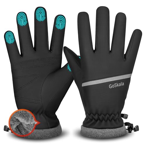 GoSkala Handschuhe Herren Winter Thermohandschuhe Touchscreen Winterhandschuhe Damen...