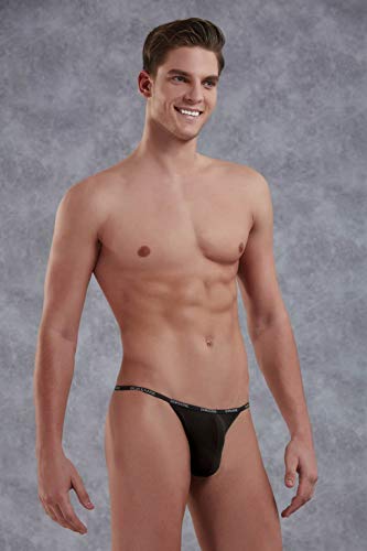 Navy Ribbed Modal T-thong by Doreanse4