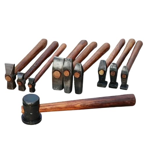 Manche en bois et outils de forge robustes en fer noir - 3