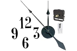 High-Torque Takane Quartz Clock Movement: Craft Expansive Wall Clocks up to 32" in Diameter