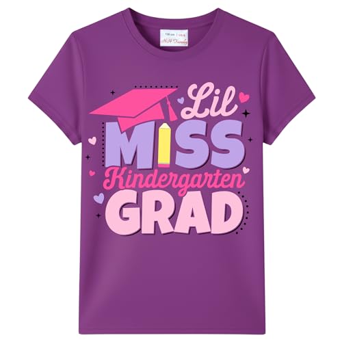 Image of Kindergarten Graduation Shirt Kids Kindergarten Graduation Gifts for Girls T-Shirt Top