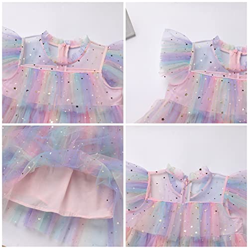Toddler Baby Girl Tutu Tulle Princess Summer Dress+Flower Headband Party Photoshoot4
