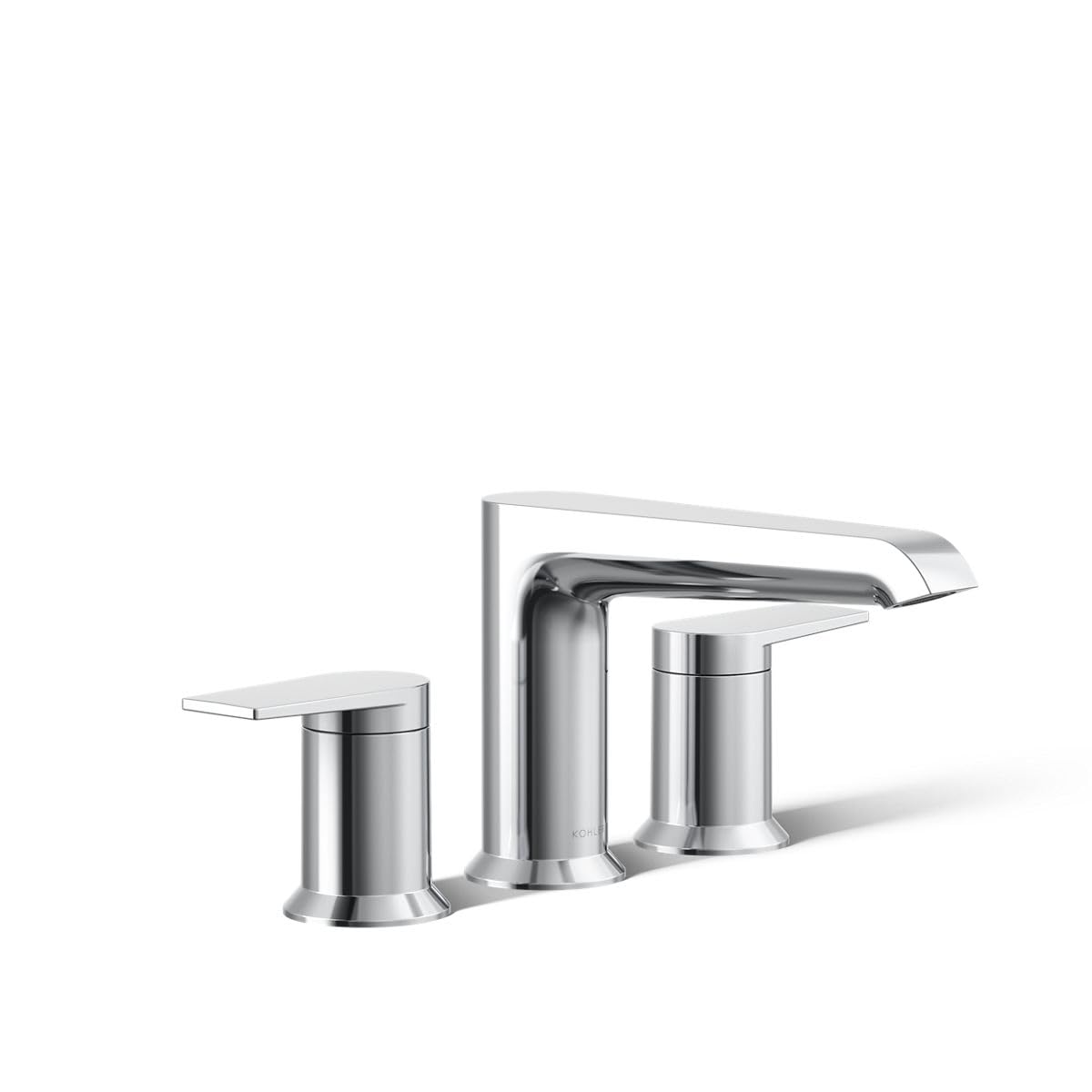 Robinet de baignoire KOHLER HINT T25740-4-CP à deux poignées en chrome poli