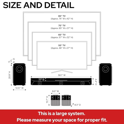 Home Theater Surround Sound Speaker System