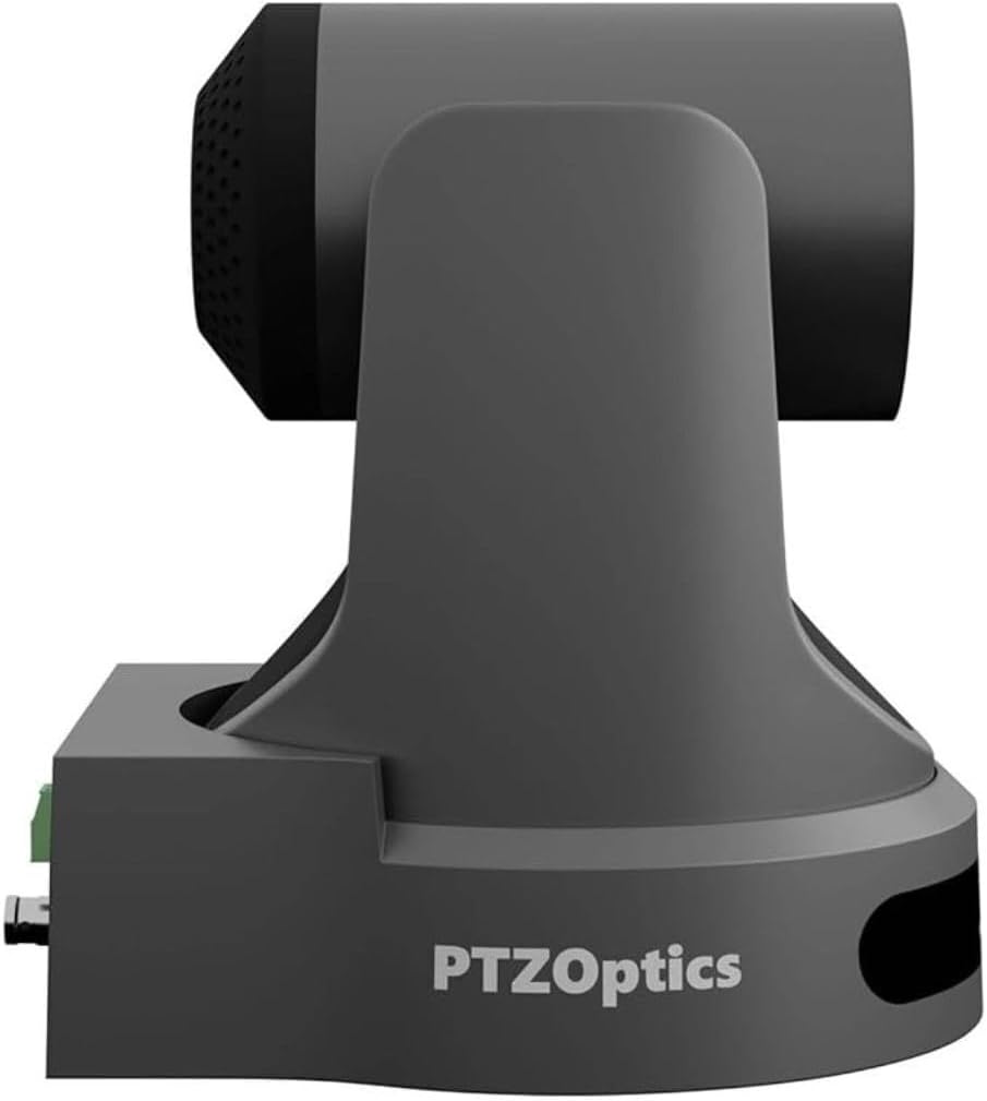 PTZOptics Move SE 20x 1080p Full HD Advanced PTZ Auto-Tracking Pan Tilt Zoom Camera for Live Streaming and Video Production (Gray)