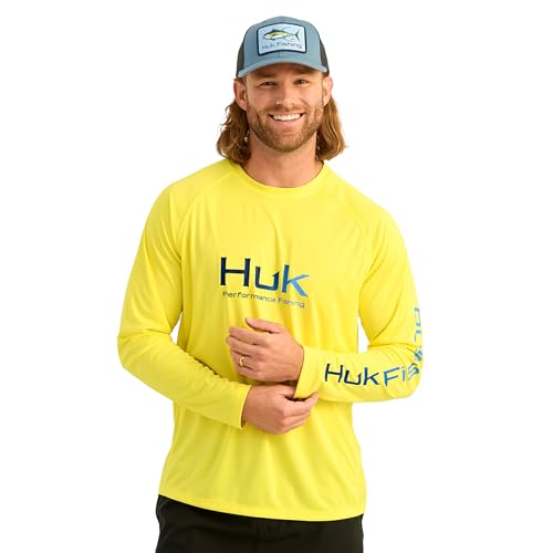 Image of HUK Men's Pursuit Vented Long Sleeve Fishing Shirt (+30 UPF)
