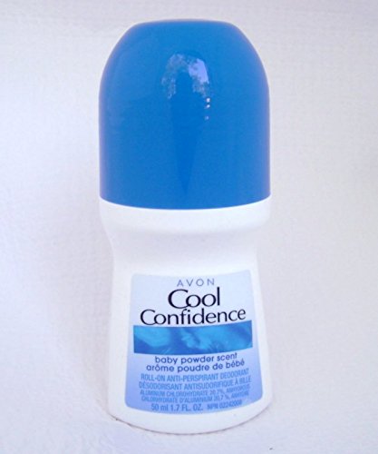 Avon Cool Confidence Baby Powder Scent 1.7 Oz Deodorant (Lot of 2)