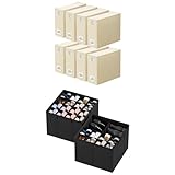 SpaceAid 8 Pack Bed Sheet Organizers and Storage, Shoe Organizer for Closet, 2 Pack Foldable Shoe Storage