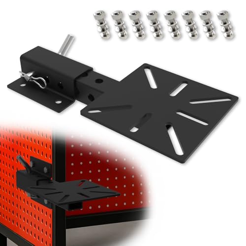 Hitch Vise Mount Heavy-Duty Bench Grinder Stand & Trailer Hitch Vise Plate for 2-Inch Receiver Adjustable Vise Stand for Winch Mount Pipe Vise Durable Hitch Accessories for Workbench & Mobile Use