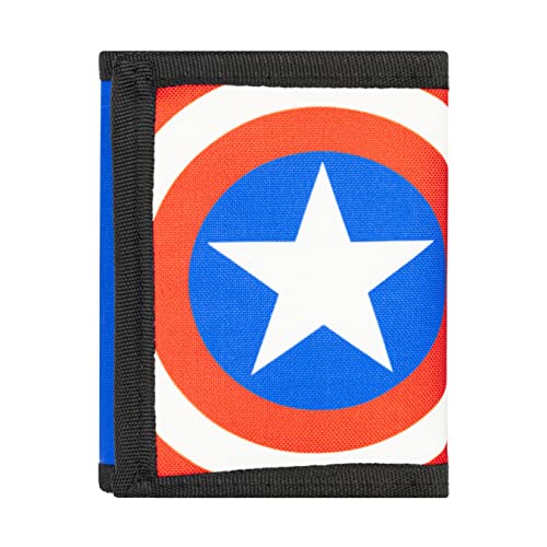 Portefeuille Spider-Man pliable pour garçon et fan d'Avengers Marvel