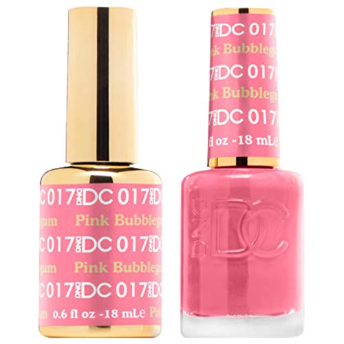 DND DC 017 - PINK BUBBLEGUM Gel & Matching Polish Set - DND DC Gel & Lacquer