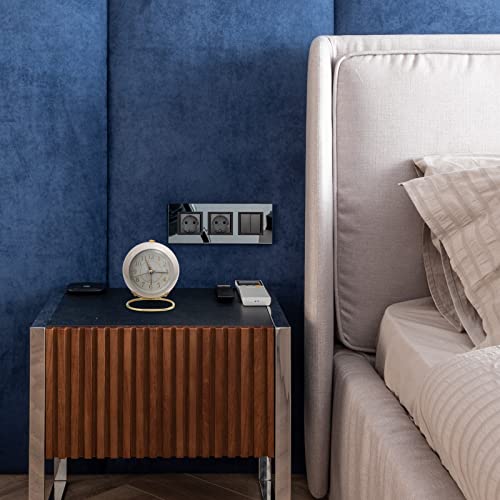 Aldervine Small Desk Clock, Retro Bedroom Table Vintage Analog Alarm Clock, Silent Non-Ticking Gold Clock, Bedside Decor Aesthetic #TOP5