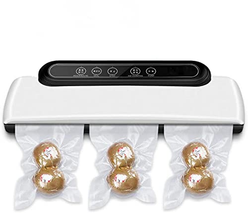 Glaceon automatic vacuum sealer, 5 in 1 vacuum sealer for dry and moist food, one-hand operation, film sealer,Food Sealer for Food Savers Easy to Clean|| Without Vacuum Bags ||