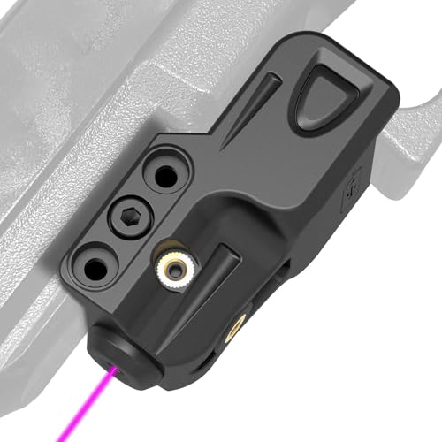 Gmconn Purple Laser Sight with Strobe/Momentary for Railed Pistol