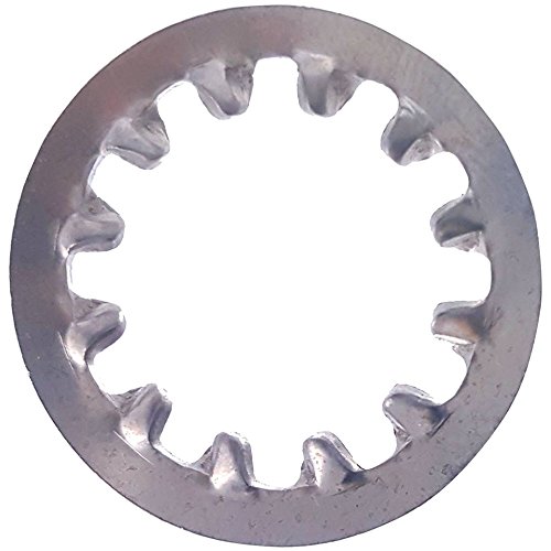 #8 Internal Tooth Lock Washers, Stainless Steel 410, Plain Finish, Quantity 100 by Fastenere