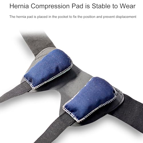 Faja para Hernia Inguinal para Hombre con Almohadillas y Tirantes Ajustables miniatura 3