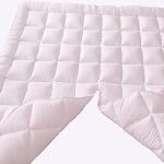 sheetsnthings 2" Plush 100% Microfiber Top Split King Down Alternative Mattress Pad/Topper