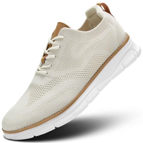 Mens Casual Oxfords Shoes Dress Fashion Walking Shoes Mesh...