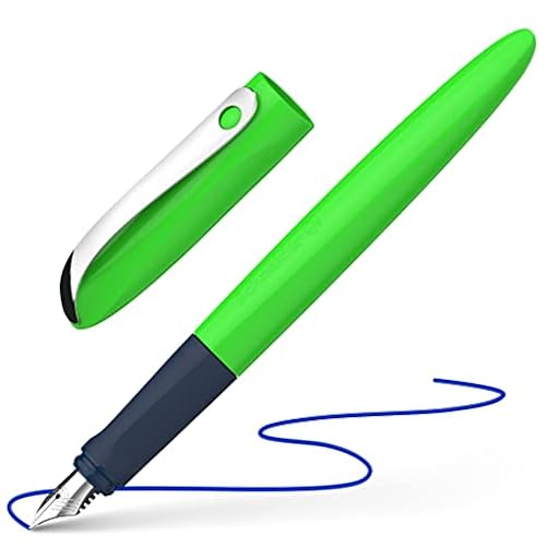 Schneider 162114 Wavy - Pluma estilográfica (para diestros y zurdos, con pluma para principiantes), color verde | Ya disponible en tu tienda friki favorita! En mundofriki.es! Schneider 162114 Wavy - Pluma estilográfica (para diestros y zurdos, con pluma para principiantes), color verde | Ya disponible en tu tienda friki favorita! En mundofriki.es!