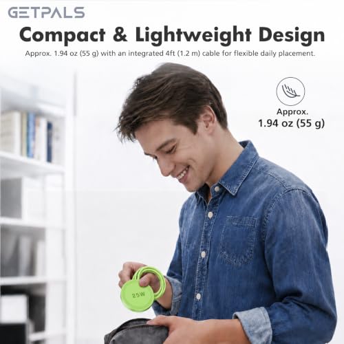 Image of 25W Magnetic Portable Fast Wireless Charging Pad for Apple iPhone Series