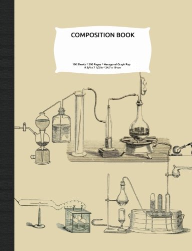 Hexagonal Graph Paper Composition Notebook: Organic Chemistry & Biochemistry Note Book, 200 pages 1/4 inch hexagons (Science Notebooks Series) image 2