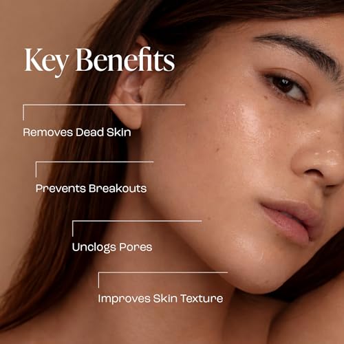 Image of Exfoliating Face Gel W /Jojoba Oil, Salicylic Acid, Glycolic Acid & More | For Dead Skin, Unclog Pores, Remove Dead Skin, Smooth Skin Bumps Co (Exfoliant)