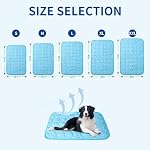 Cooling Mat for Dogs, Self-Cooling Ice Silk Dog Mat, Portable Washable Non-Slip Pet Cooling Pad for Indoor & Outdoor Summer Use, Breathable Dog Cooling Blanket for Large & Small Dogs (Gray, XX-Large) - Image 5