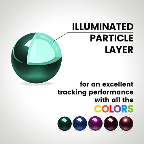 Image of Perixx PERIPRO-303X2A 1.34 Inches Trackball 2 pcs Pack - Replacement Ball for M570, M575, PERIMICE-517 /520 /717 /720, and Other 1.34inches Trackball Mouse - Glossy Red and Green