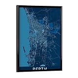 artboxONE Poster mit schwarzem Rahmen 18x13 cm 