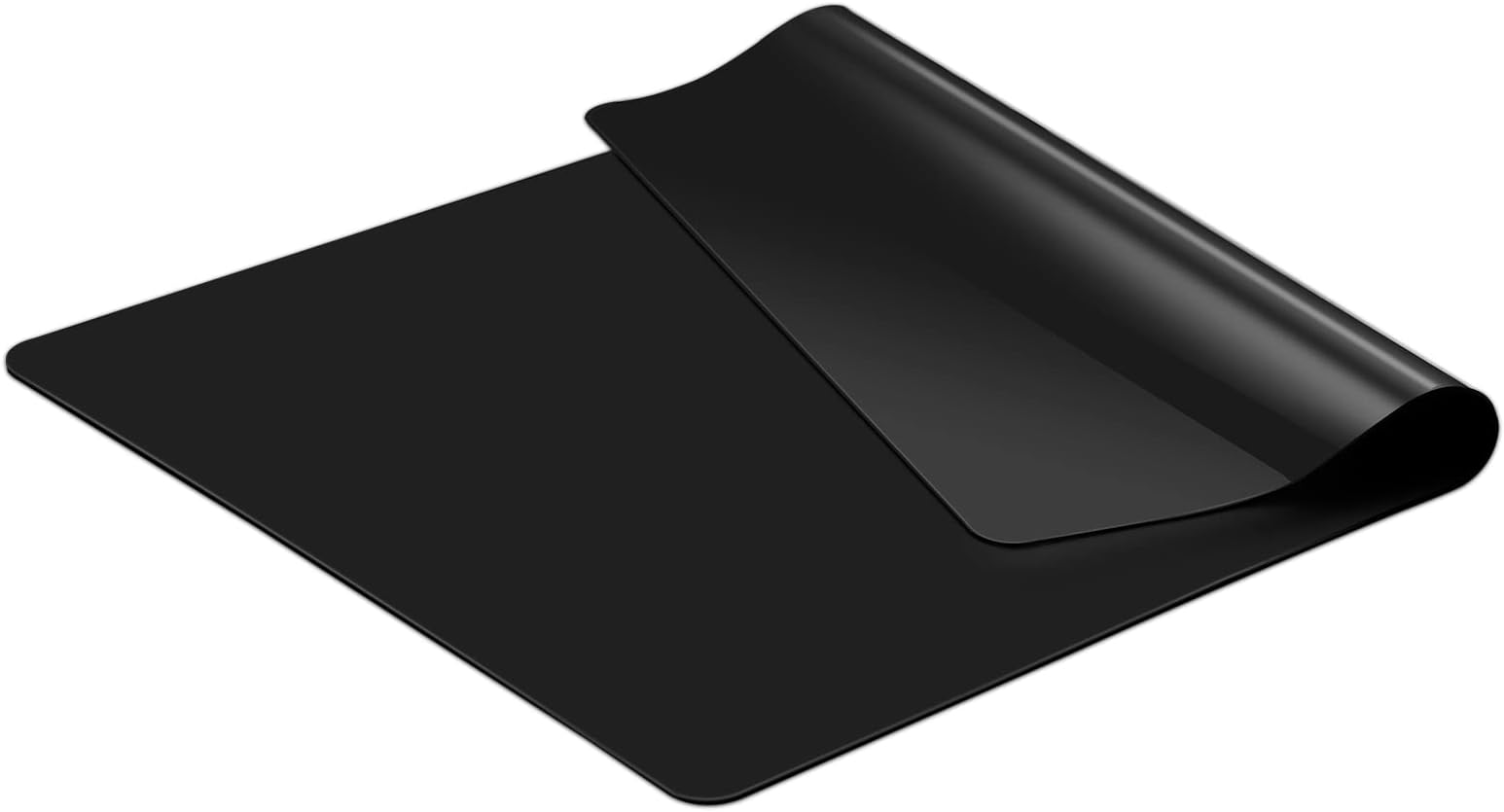 KR Thickened Extra Large Silicone Countertop Protector, Nonstick, Nonskid, Craft & Table Mat (Black, 50x70cm)