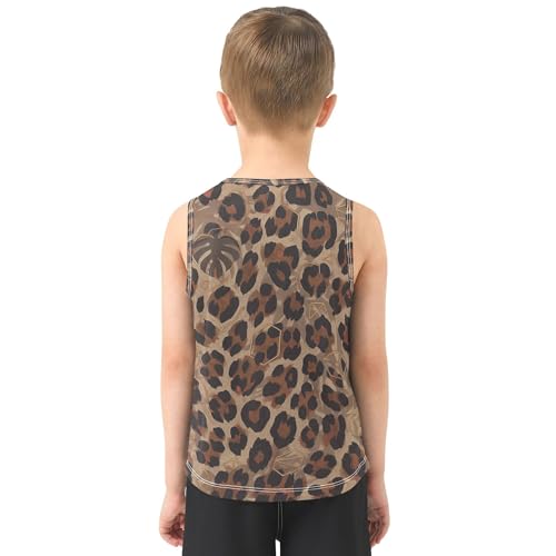 Children Performance Tank Top Quick Dry Toddler Sleeveless Vest Shirt Athletic Workout Clothes3