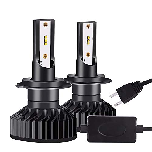 2x H7 ZES Car LED Headlight 12000LM Xenon Light Bulb Low Beam 110W