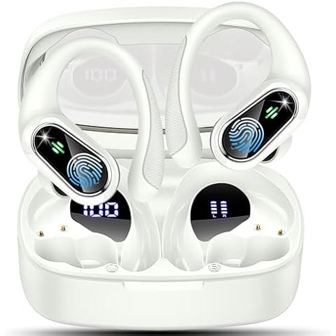 Poounur Q78 Wireless Earbuds with Mic Cover