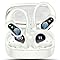 Auriculares Inalambricos Deportivos, Auriculares Bluetooth 5.3 con 4 HD Mic y Reducción de Ruido ENC, 50H Cascos Inalambricos Bluetooth HiFi Estéreo, Pantalla LED, IP7 Impermeable Cascos, Blanco