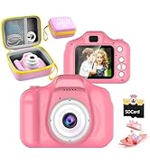 CADDLE & TOES Kids Camera for Girls Boys,Kids Selfie Camera 13MP 1080P HD Digital Video Camera fo...