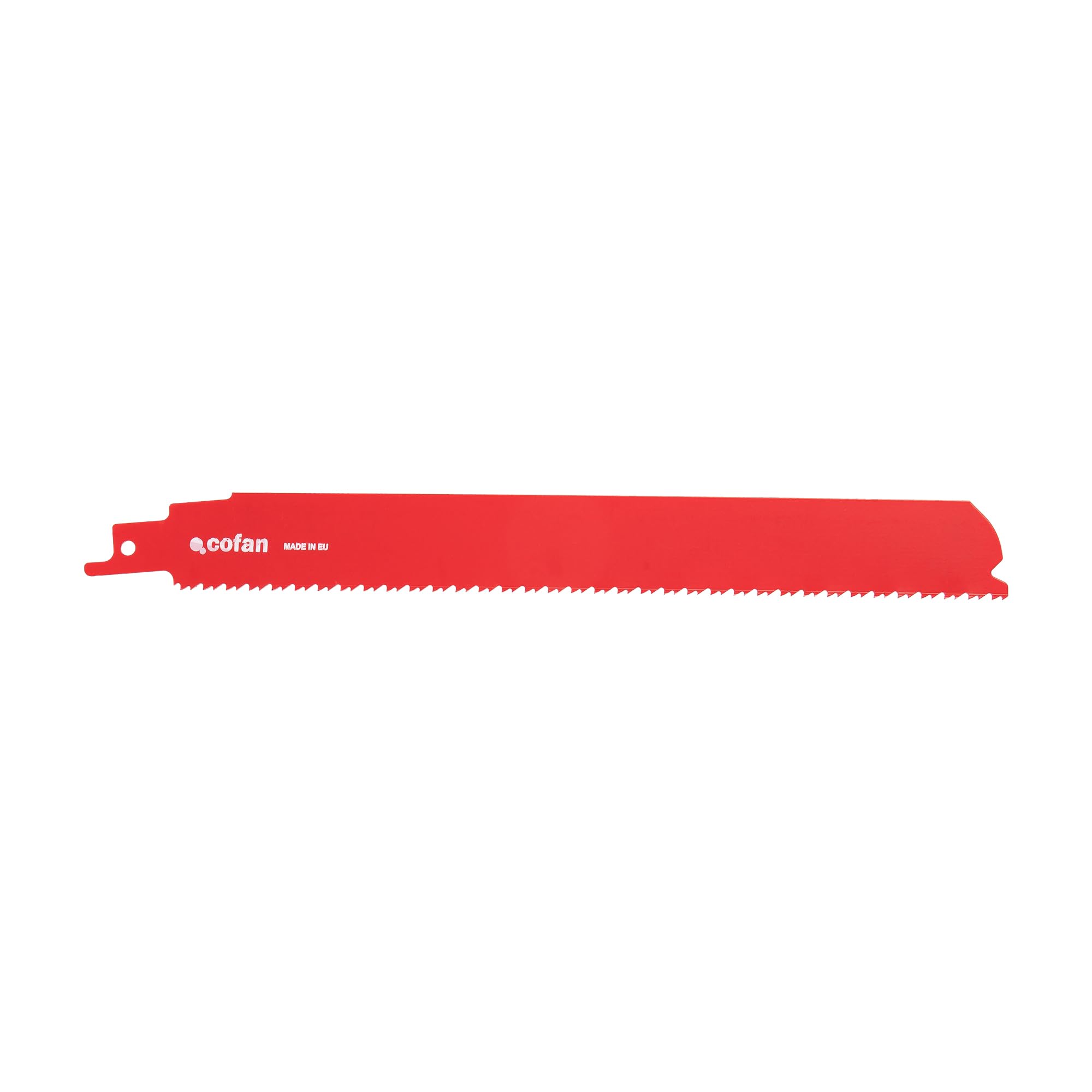 Cofan Hojas de sierra de sable bimetálicas para demolición 5 piezas 210 x 8-10 mm, Hojas universales cortes exigentes en multimaterial, Dentado triscado