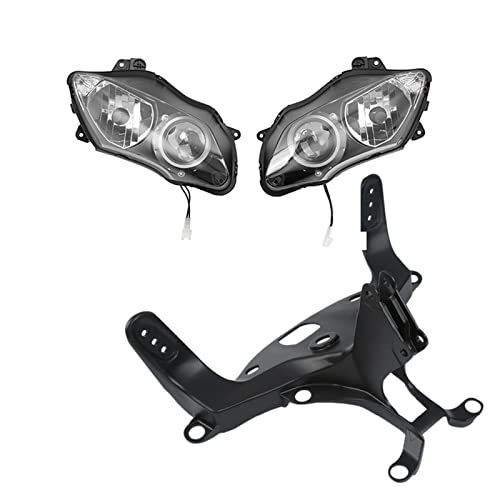 Phares avant pour YZF R1 2007 2008 avec support de carénage supérieur pour moto