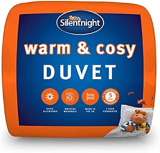 Silentnight Warm and Cosy 15 Tog Duvet - Thick Warm Cosy Soft Winter Duvet Quilt Hypoallergenic - Super-King Size Bed