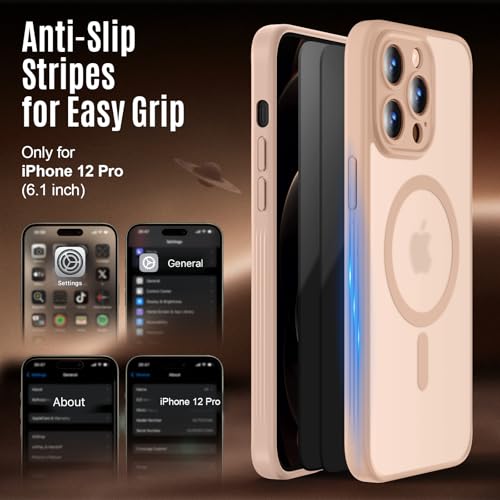Image of Symcele Designed for iPhone 12 Pro Case, Light Brown