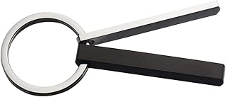 Ankiyabe Through Thick and Thin keychain Friendship Best Friend Gift Couples Keyring Sisters Bridesmaid Tribe BFF Gift (Black Thick and Silver Thin)