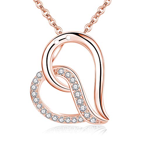 Collier Coeur Pendentif Micro Incrustation MOCHAMIK bijou tendance femme