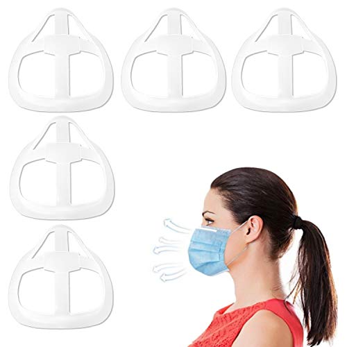 Face Mask Bracket Mask Accessories:Face Inner Bracket Lipstick Protection Stand for Comfortable Breathing Silicone Internal Support Protect Lipstick Lips