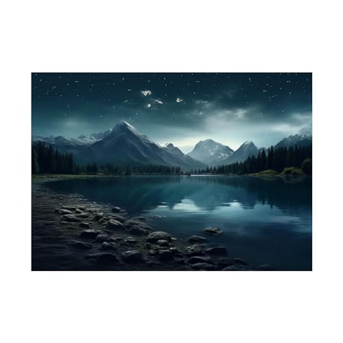 Decoration murale pour salon et cuisine FJASKER peinture paysage